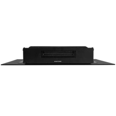 Cheminée Électrique Orbegozo 8000 Effet Feu Réel - Puissance 1800W - Panneau de Commande Tactile - 5 Niveaux d'Intensité de Flam
