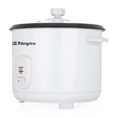 Cuiseur à riz Orbegozo CO 3031 - Cuisez le riz sans coller - Capacité 1,8 L - Cuiseur vapeur inclus - Arrêt automatique - Durabi