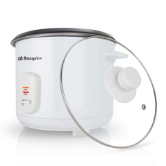 Cuiseur à riz Orbegozo CO 3031 - Cuisez le riz sans coller - Capacité 1,8 L - Cuiseur vapeur inclus - Arrêt automatique - Durabi