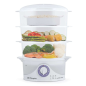 Cuiseur vapeur multifonction Orbegozo HPE 3000 - Cuisson saine et complète dans un seul équipement - Minuterie 60 minutes - Capa