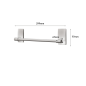 Porte-serviettes de salle de bain Command - Supporte jusqu'à 1,3 kg - Comprend 4 bandes adhésives moyennes - Résistant à l'eau e