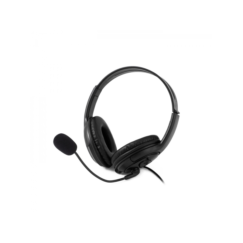 Casque Coolbox COOLCHAT U1 - Microphone USB - Son clair - Design ergonomique - Connexion rapide - Couleur noire