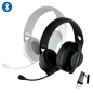 Casque Gaming sans fil Coolbox WB01 avec microphone - Bluetooth 5.4, connectivité sans fil 2,4 GHz ou jack - Éclairage RGB - Jus