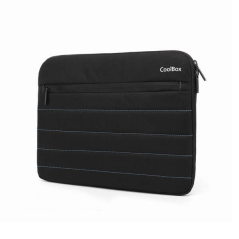 Étui CoolBox pour Tablette/Netbook/Ordinateur Portable jusqu'à 13" - Rembourré - Tissu Imperméable - Fermeture Éclair - Couleur