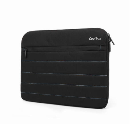 Étui CoolBox pour Tablette/Netbook/Ordinateur Portable jusqu'à 13" - Rembourré - Tissu Imperméable - Fermeture Éclair - Couleur