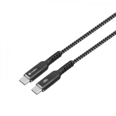 Câble Coolbox USB-C vers USB-C 60W Charge+Data - Haut Débit - Fiabilité - Polyvalence - Couleur Noir