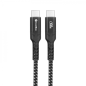 Câble Coolbox USB-C vers USB-C 60W Charge+Data - Haut Débit - Fiabilité - Polyvalence - Couleur Noir