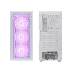 Boîtier tour Coolbox GA300 GridLine ATX, Micro ATX, Mini-ITX - Côtés en verre trempé - Disque dur 2,5" et 3,5" - USB-A 3.0, USB-