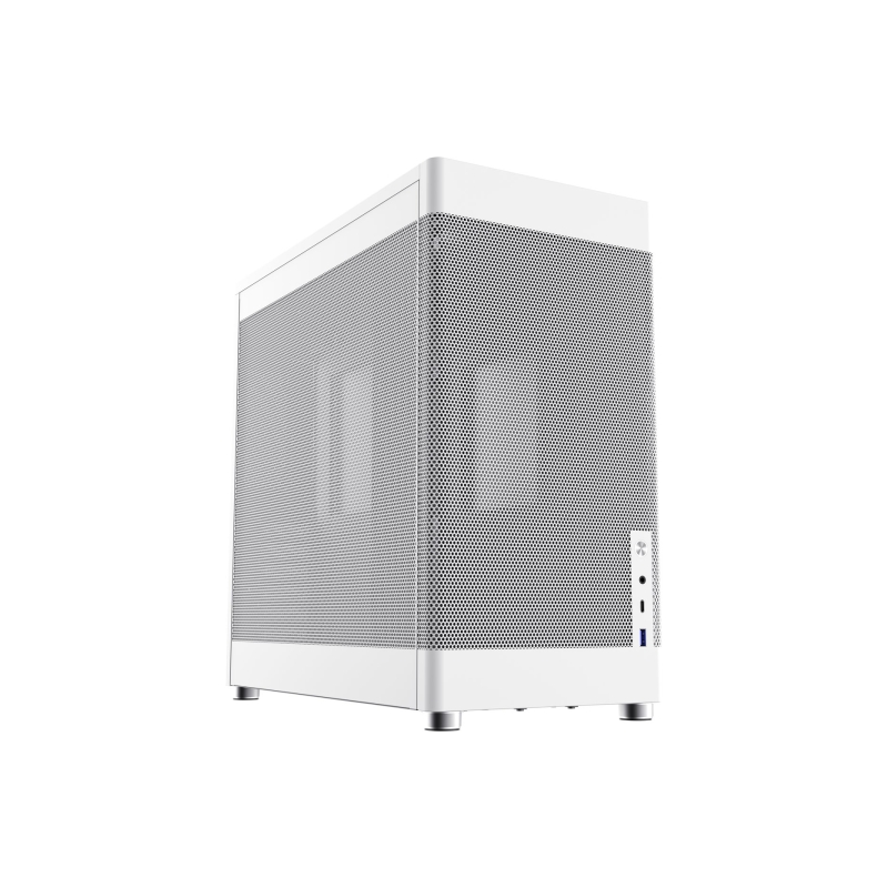 Boîtier tour ATX, Micro ATX, Mini-ITX de Coolbox MESH MP1 - Taille du disque dur 2,5", 3,5" - USB-A 3.2, USB-C et audio - Prend