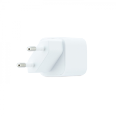 Coolbox GaN Chargeur Mural 20W USB-C/USB-A Charge Rapide - Compact - Double USB - Efficacité Énergétique - Couleur Blanc