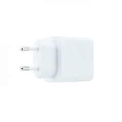 Coolbox Chargeur Mural GaN 35W USB-C/USB-C Charge Rapide - Compact - Technologie GaN - Double Port USB-C - Couleur Blanc