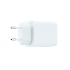 Coolbox GaN Chargeur Mural 45W USB-C/USB-A Charge Rapide - Compact - Compatible avec Plusieurs Appareils - Technologie GaN Avanc