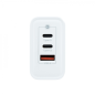 Coolbox GaN Wall Charger 65W USB-C/USB-C/USB-A Charge rapide - Technologie GaN - Compatible avec plusieurs appareils - Design co