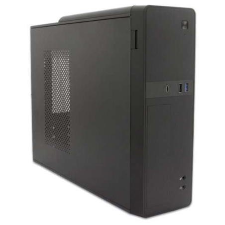 CoolBox T310 Slim Tower Case Micro ATX, Mini ITX - Taille du disque dur 2,5", 3,5" - USB-2.0, USB 3.0, USB-C - Alimentation 500W