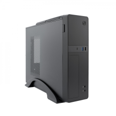 Coolbox T310 Slim Boîtier PC Micro ATX - Design Compact - Compatibilité Micro ATX - Style Moderne - Couleur Noir