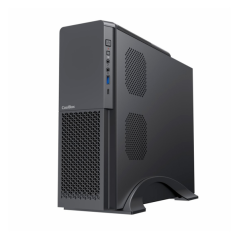 Boîtier tour CoolBox T313 Slim Micro ATX, Mini ITX - Disque dur 2,5" et 3,5" - USB 3.0, USB-C - Alimentation 500 W - Noir