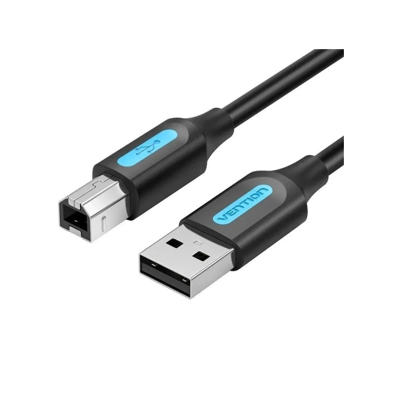 Câble d'imprimante Vention - Longueur : 15 m - USB-A - USB-B - Vitesse de transfert jusqu'à 480 Mbps - PVC - Noyau en ferrite -