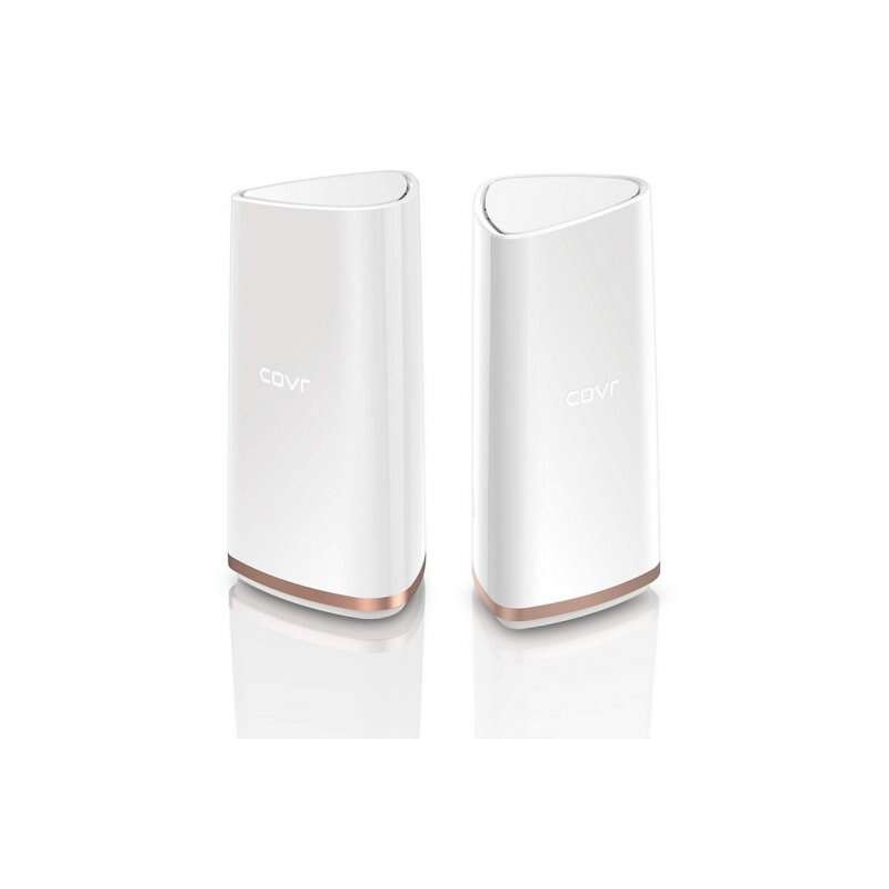 D-Link Tri-Band Mesh WiFi System 2 Points d'accès WiFi AC 2200 Mbps Wave 2 MU-MIMO - Ports LAN et WAN