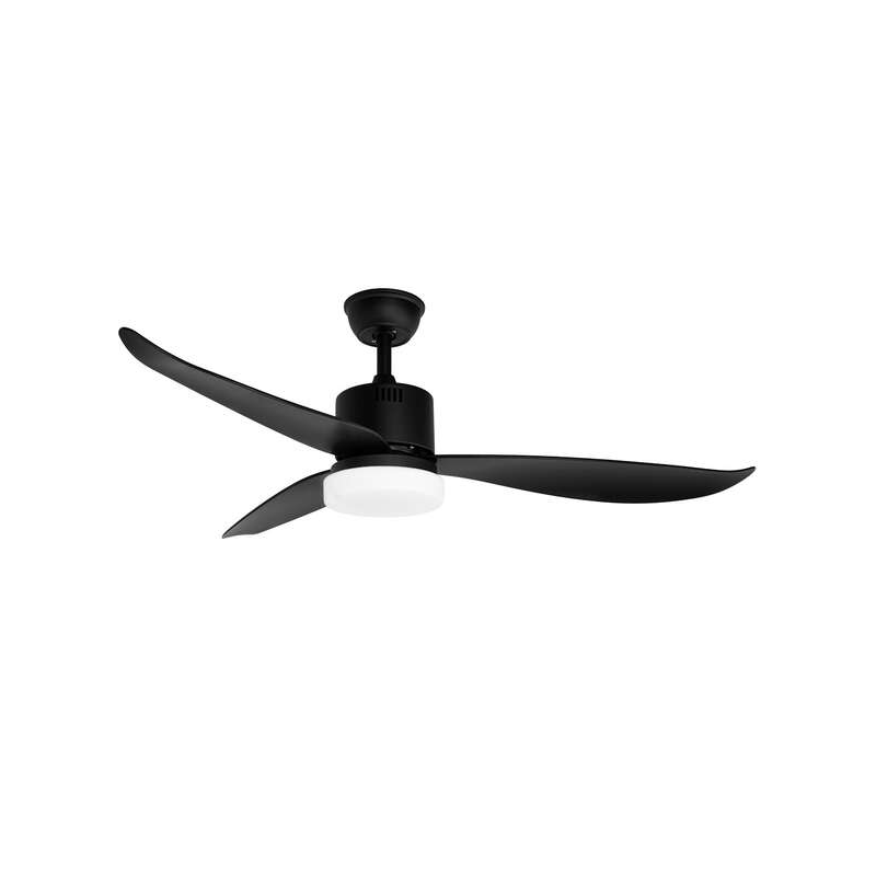 Orbegozo CP 102132 Ventilateur de plafond - Moteur AC puissant - Éclairage LED - Minuterie programmable - Télécommande - Design