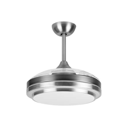 Orbegozo CP 110105 Ventilateur de plafond Elegance - Moteur DC puissant - Pales rétractables - Lumière LED à intensité variable