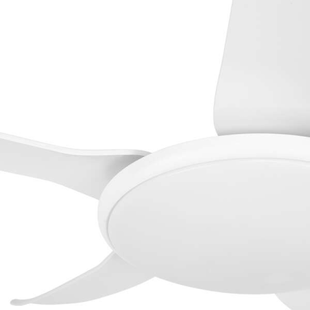 Ventilateur de Plafond Intelligent Orbegozo Breeze - Moteur CC Faible Consommation - 6 Vitesses - Silencieux - Mode Réversible -