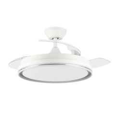 Orbegozo CP 135105 Ventilateur de Plafond Elegance Efficace et Silencieux - Éclairage LED - Télécommande - Système Réversible -