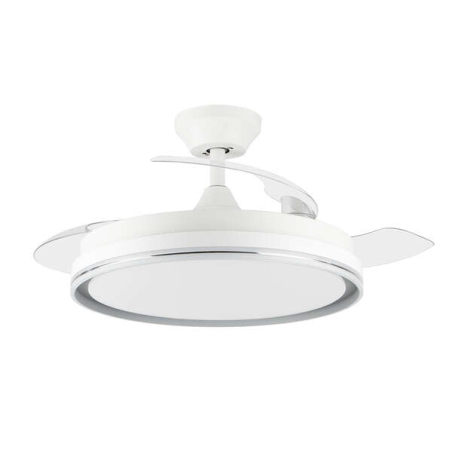 Orbegozo CP 135105 Ventilateur de Plafond Elegance Efficace et Silencieux - Éclairage LED - Télécommande - Système Réversible -