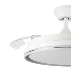 Orbegozo CP 135105 Ventilateur de Plafond Elegance Efficace et Silencieux - Éclairage LED - Télécommande - Système Réversible -