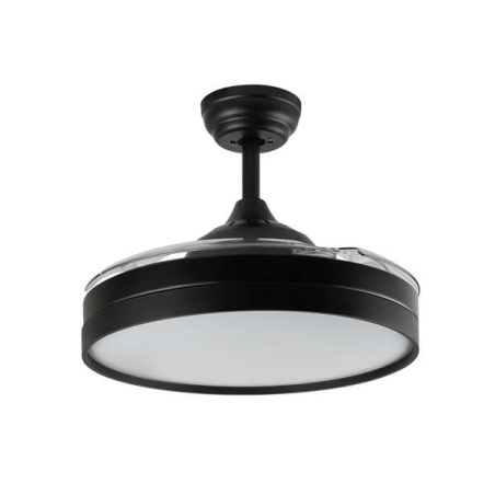 Orbegozo CP 137105 Ventilateur de Plafond Elegance Efficace et Silencieux - Pales Rétractables - Moteur DC - Lumière LED - Téléc