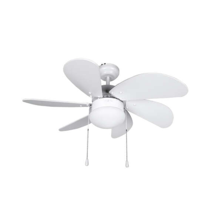 Ventilateur de plafond Orbegozo CP 15076 B - Idéal pour les petits environnements - Consommation d'énergie minimale - Système de