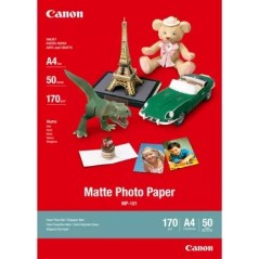 ✅ Canon MP-101 Papier Photo Mat A4 170gr 50 Feuilles couleur Blanc en stock