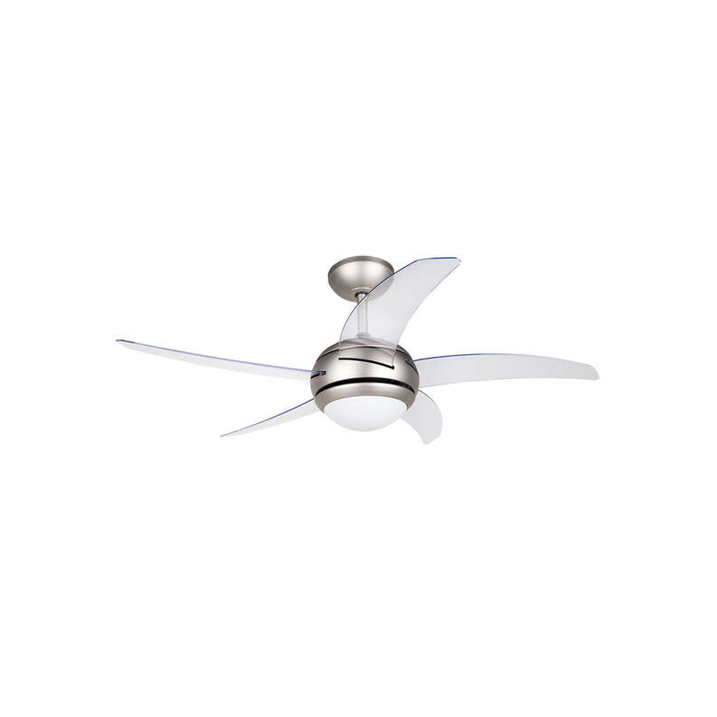 Ventilateur de Plafond Orbegozo CP 54132 - Silencieux et Efficace - 5 Pales Transparentes - 3 Vitesses - Télécommande - Système