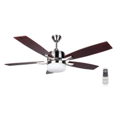 Ventilateur de plafond Orbegozo CP 79132 - Installation facile - Télécommande - Système de ventilation réversible - Économie d'é