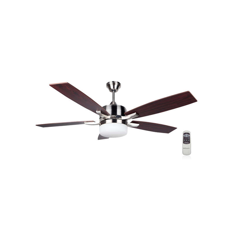 Ventilateur de plafond Orbegozo CP 79132 - Installation facile - Télécommande - Système de ventilation réversible - Économie d'é