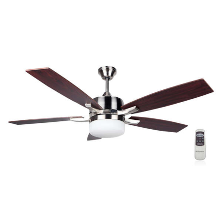 Ventilateur de plafond Orbegozo CP 79132 - Installation facile - Télécommande - Système de ventilation réversible - Économie d'é