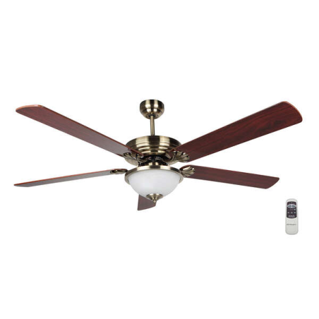 Orbegozo CP 80142 Ventilateur de Plafond Elegance - Silencieux et Puissant - 5 Pales Réversibles - Télécommande - Système de Ven