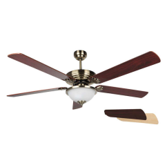Orbegozo CP 80142 Ventilateur de Plafond Elegance - Silencieux et Puissant - 5 Pales Réversibles - Télécommande - Système de Ven