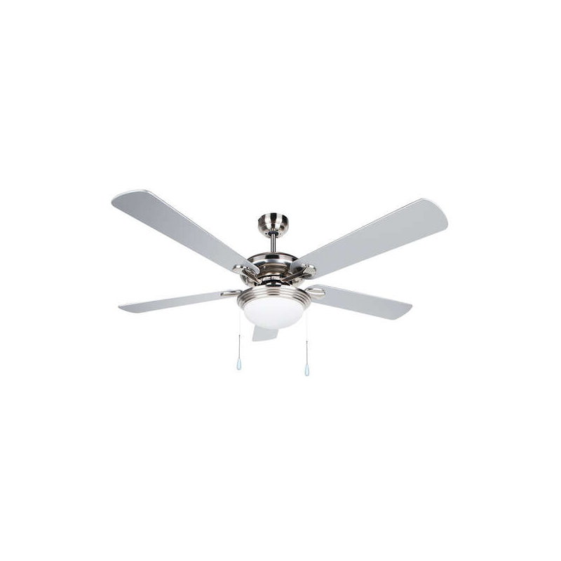 Orbegozo CP 83132 Ventilateur de plafond avec lumière - Silencieux et efficace - 5 pales réversibles - 3 vitesses de ventilation