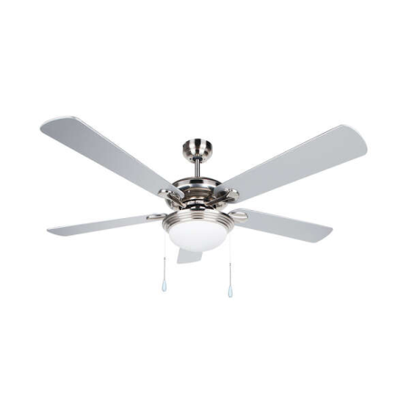 Orbegozo CP 83132 Ventilateur de plafond avec lumière - Silencieux et efficace - 5 pales réversibles - 3 vitesses de ventilation