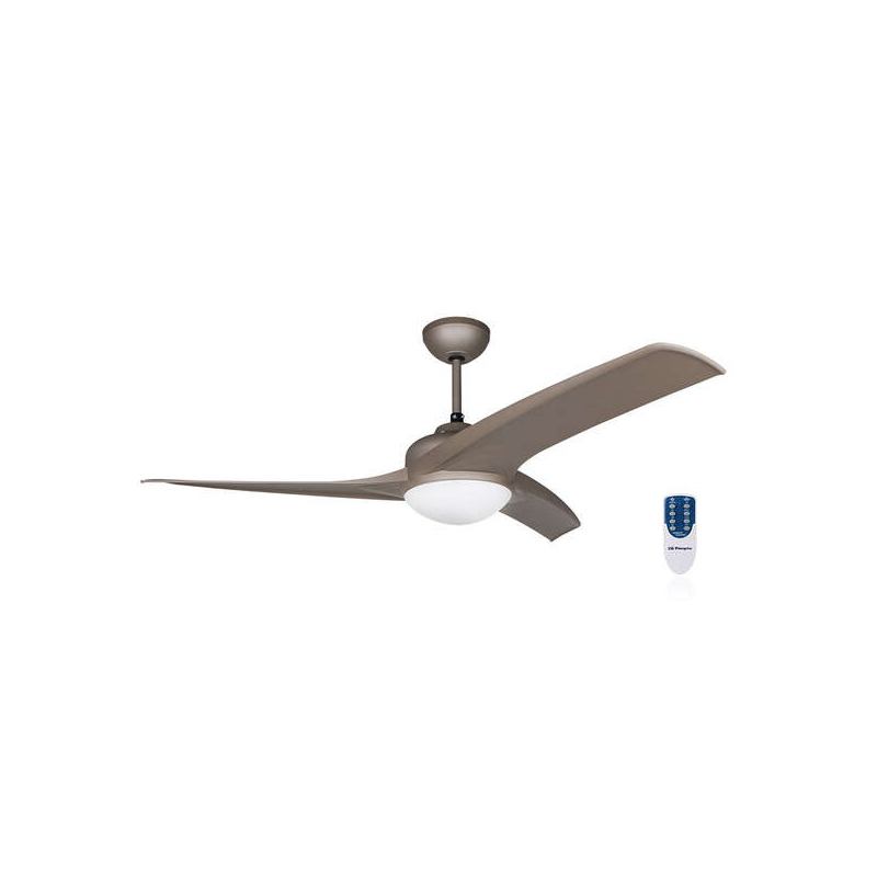 Orbegozo CP 89132 Ventilateur de Plafond avec Lumière - Télécommande - Système de Ventilation Réversible - Économie d'Énergie -