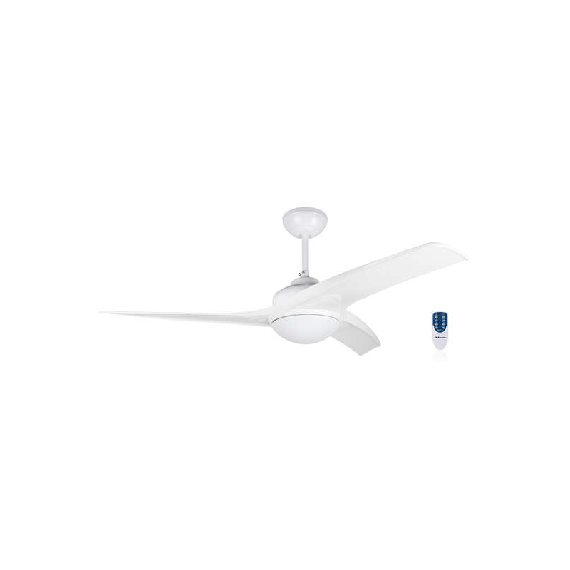 Orbegozo CP 90132 Ventilateur de Plafond Moderne - Puissant et Silencieux - Télécommande - Minuterie - Système de Ventilation Ré