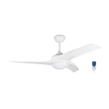 Orbegozo CP 90132 Ventilateur de Plafond Moderne - Puissant et Silencieux - Télécommande - Minuterie - Système de Ventilation Ré