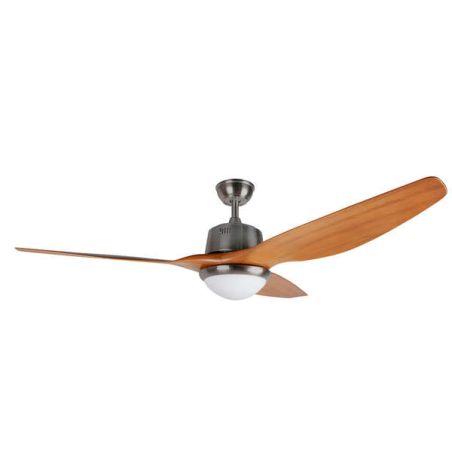 ventilateur plafond bois trois pales
