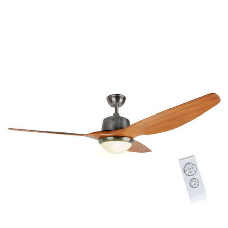 Ventilateur de plafond Orbegozo CP 96160 LED 85 W 3 pales en bois