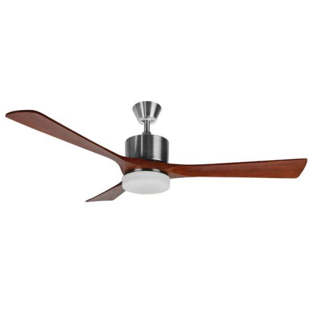 Ventilateur de plafond moderne en bois et métal