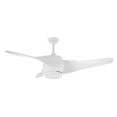 ventilateur plafond blanc trois pales