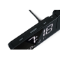 Radio-réveil Thomson CP100T - Projection et température intérieure - Double alarme - Noir