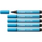 Lot de 5 Marqueurs Stabilo Pen 68 MAX Bleu clair