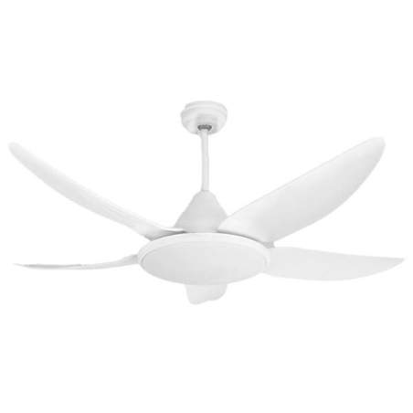 ventilateur plafond blanc quatre pales
