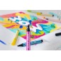 Lot de 5 Marqueurs Stabilo Pen 68 MAX Bleu clair